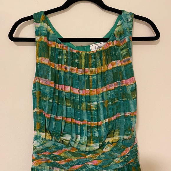 Green Plaid J Howard Dress - 16 - Picture 3 of 4